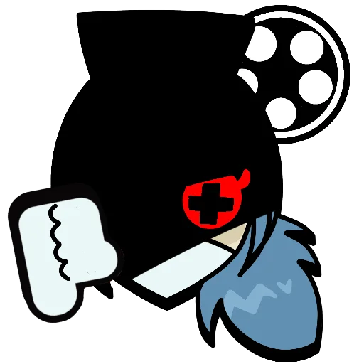 Sticker from the "Brawl stars × skullgirls" sticker pack