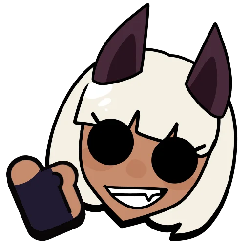 Sticker from the "Brawl stars × skullgirls" sticker pack