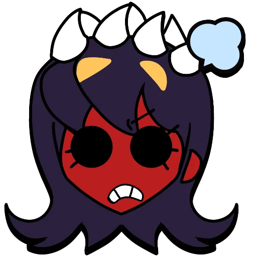 Sticker from the "Brawl stars × skullgirls" sticker pack