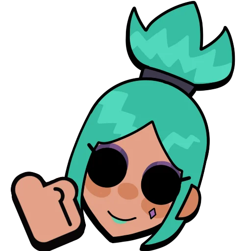 Sticker from the "Brawl stars × skullgirls" sticker pack