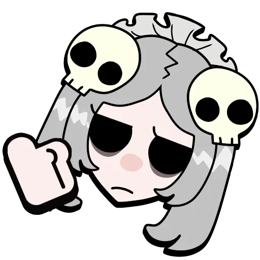 Sticker from the "Brawl stars × skullgirls" sticker pack