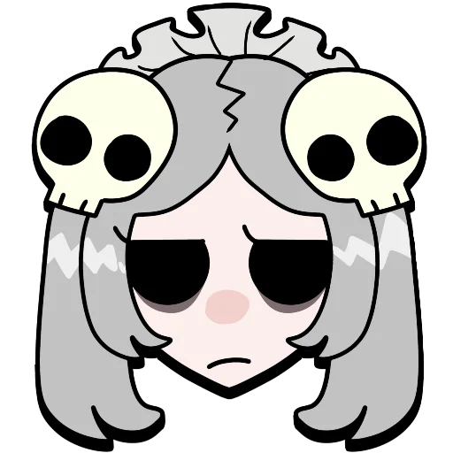 Sticker from the "Brawl stars × skullgirls" sticker pack