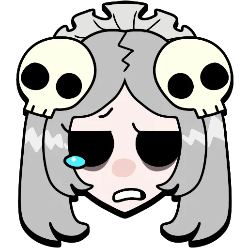 Sticker from the "Brawl stars × skullgirls" sticker pack