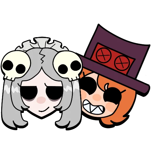 Sticker from the "Brawl stars × skullgirls" sticker pack