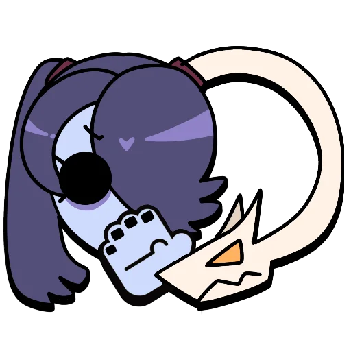 Sticker from the "Brawl stars × skullgirls" sticker pack