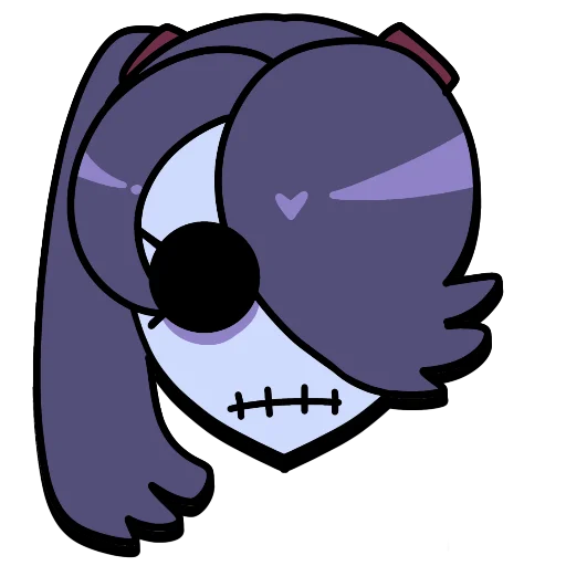 Sticker from the "Brawl stars × skullgirls" sticker pack