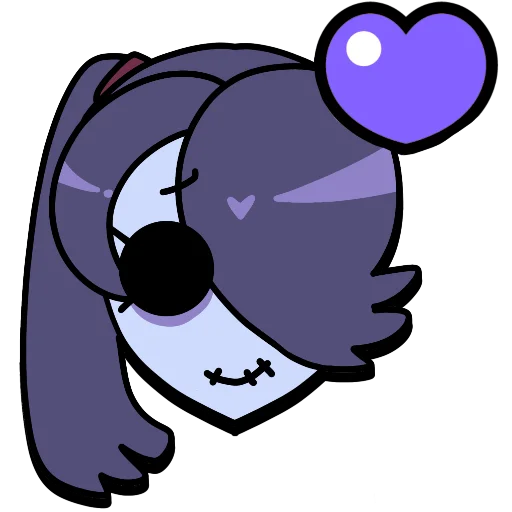 Sticker from the "Brawl stars × skullgirls" sticker pack