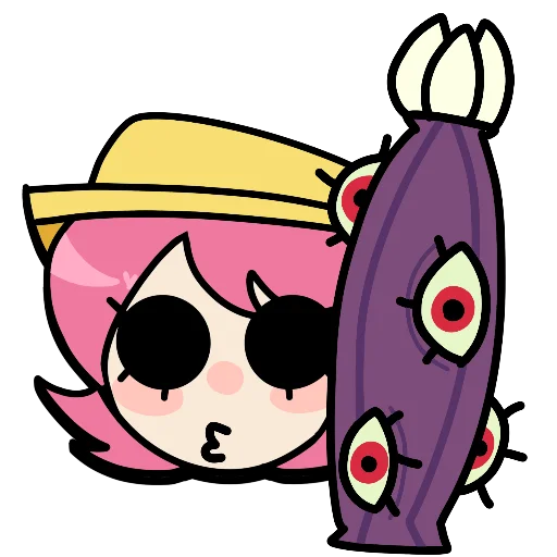 Sticker from the "Brawl stars × skullgirls" sticker pack