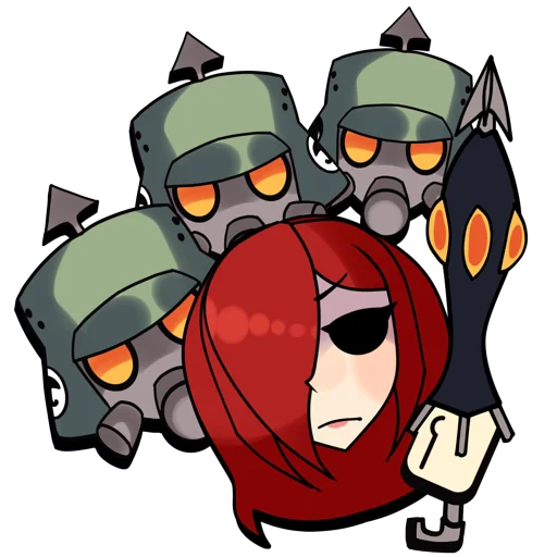 Sticker from the "Brawl stars × skullgirls" sticker pack