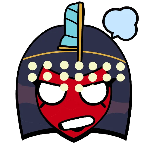 Sticker from the "Brawl stars × skullgirls" sticker pack