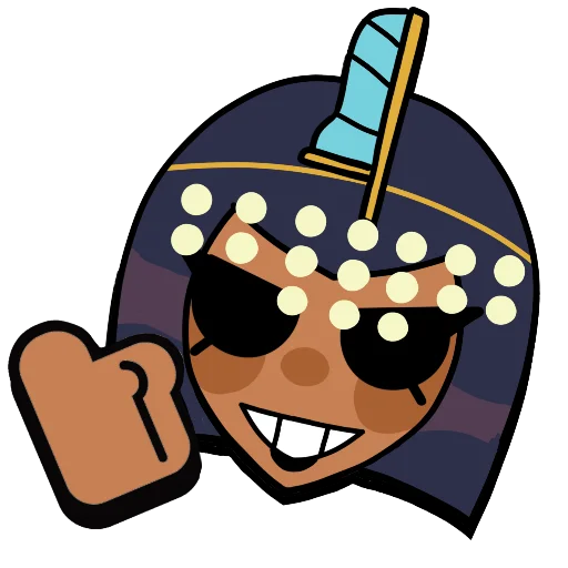 Sticker from the "Brawl stars × skullgirls" sticker pack