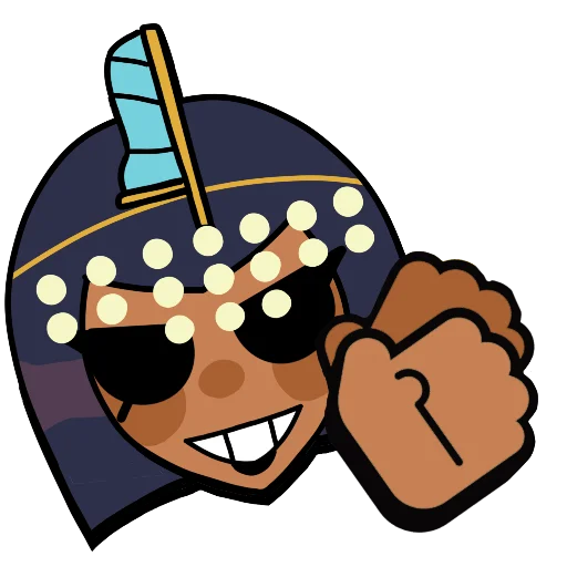 Sticker from the "Brawl stars × skullgirls" sticker pack