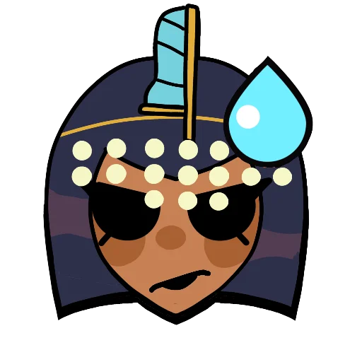 Sticker from the "Brawl stars × skullgirls" sticker pack