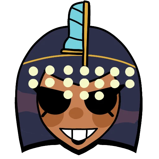 Sticker from the "Brawl stars × skullgirls" sticker pack