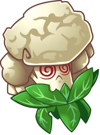 Sticker from the "Plants vs Zombies 2" sticker pack