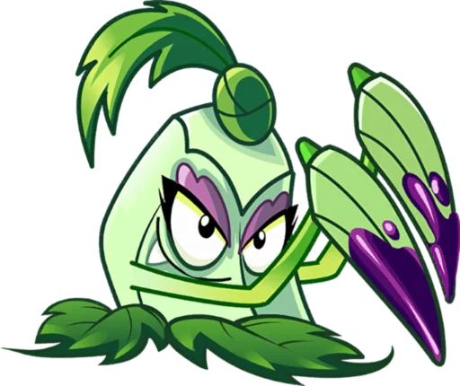 Sticker from the "Plants vs Zombies 2" sticker pack