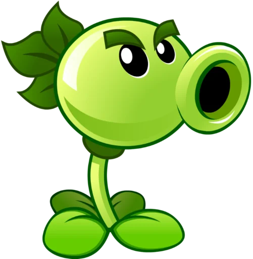 Sticker from the "Plants vs Zombies 2" sticker pack