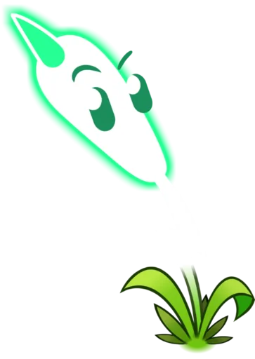 Sticker from the "Plants vs Zombies 2" sticker pack