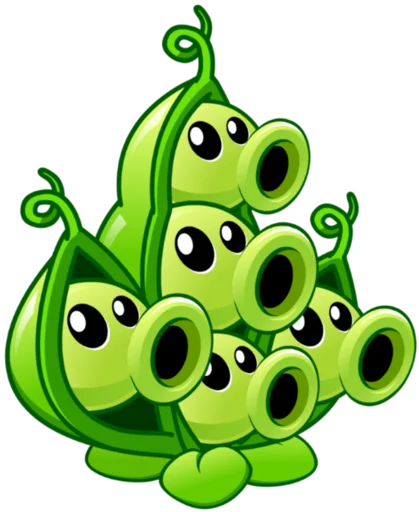 Sticker from the "Plants vs Zombies 2" sticker pack