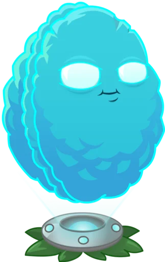 Sticker from the "Plants vs Zombies 2" sticker pack