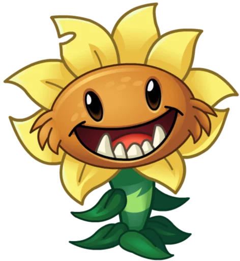 Sticker from the "Plants vs Zombies 2" sticker pack