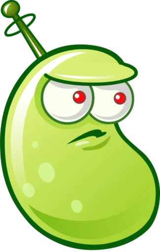 Sticker from the "Plants vs Zombies 2" sticker pack