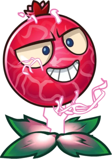 Sticker from the "Plants vs Zombies 2" sticker pack