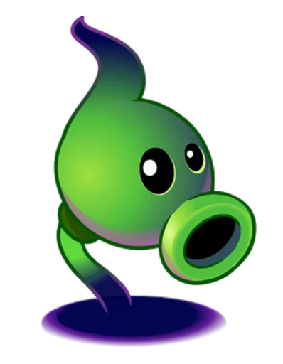 Sticker from the "Plants vs Zombies 2" sticker pack