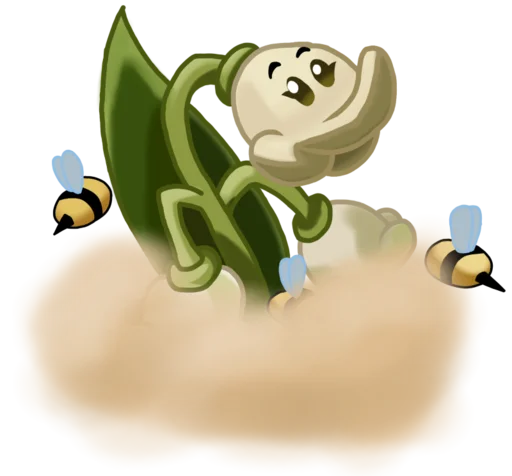 Sticker from the "Plants vs Zombies 2" sticker pack