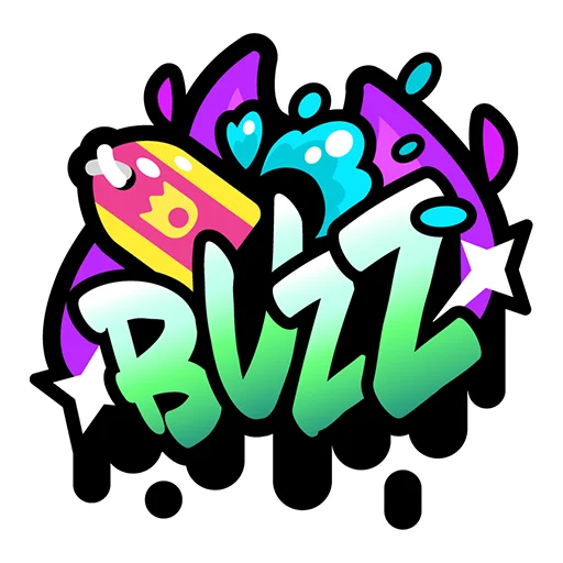 Sticker from the "Buzz" sticker pack