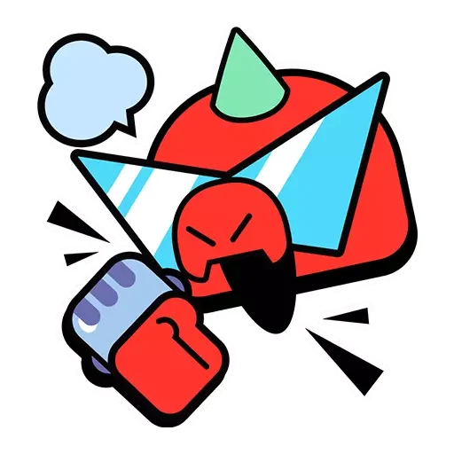 Sticker from the "Buzz" sticker pack