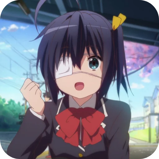 Sticker from the "Rikka" sticker pack