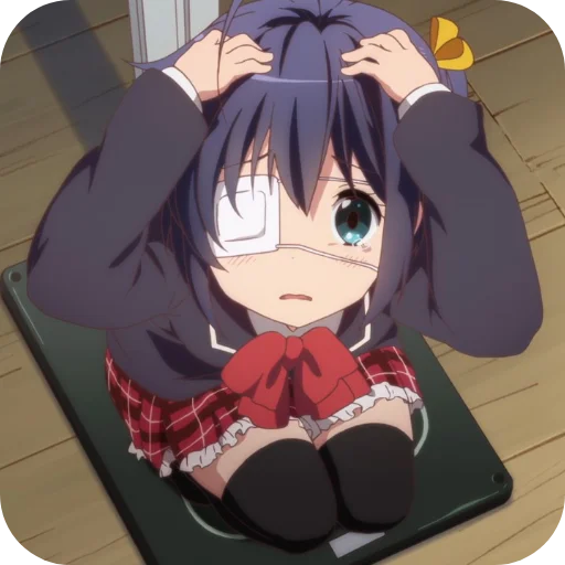 Sticker from the "Rikka" sticker pack