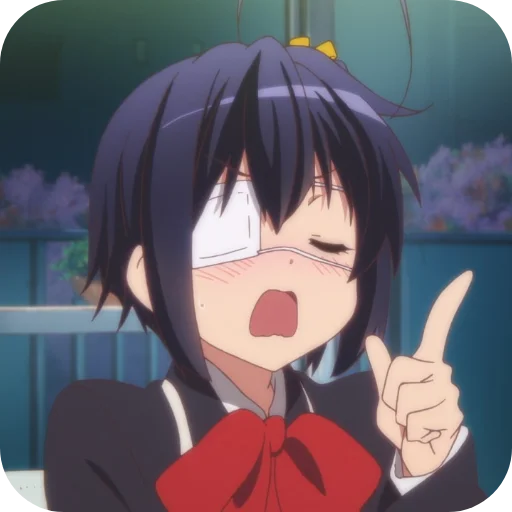 Sticker from the "Rikka" sticker pack