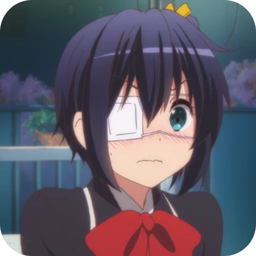 Sticker from the "Rikka" sticker pack