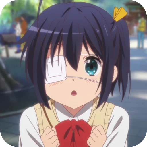 Sticker from the "Rikka" sticker pack