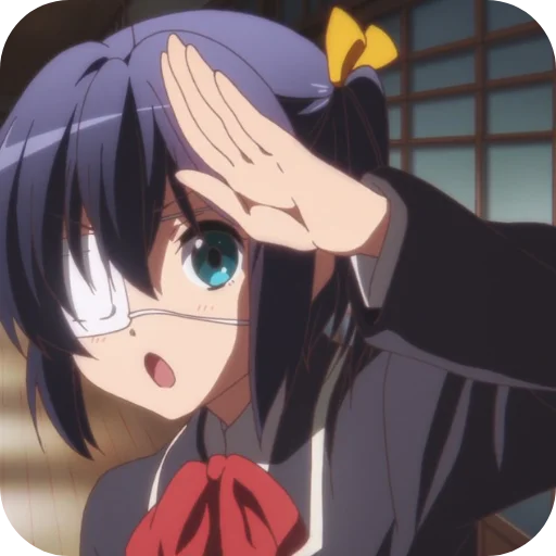 Sticker from the "Rikka" sticker pack