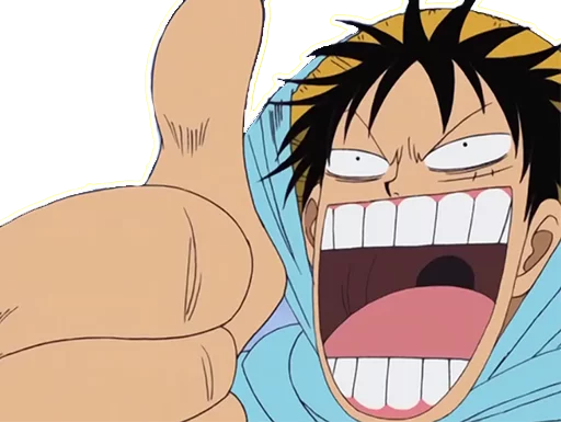 Sticker from the "One Piece" sticker pack