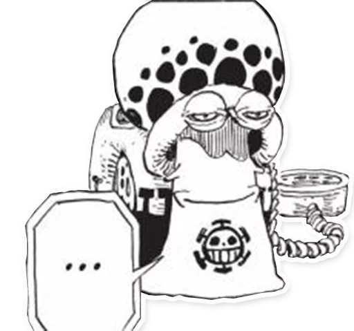 Sticker from the "One Piece" sticker pack