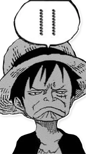 Sticker from the "One Piece" sticker pack