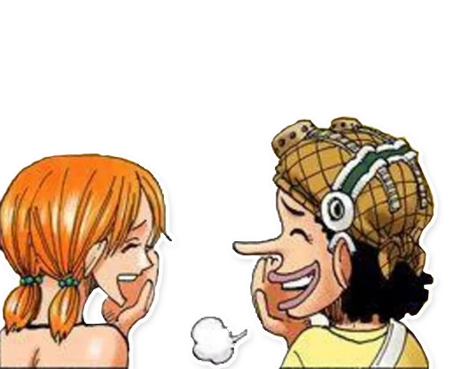 Sticker from the "One Piece" sticker pack