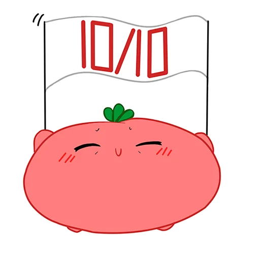 Sticker from the "Пельмодор" sticker pack