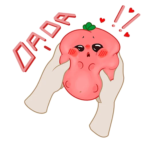 Sticker from the "Пельмодор" sticker pack