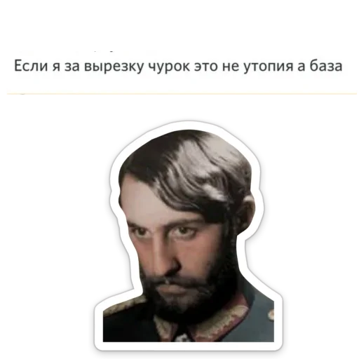 Sticker from the "ТНО шиза" sticker pack