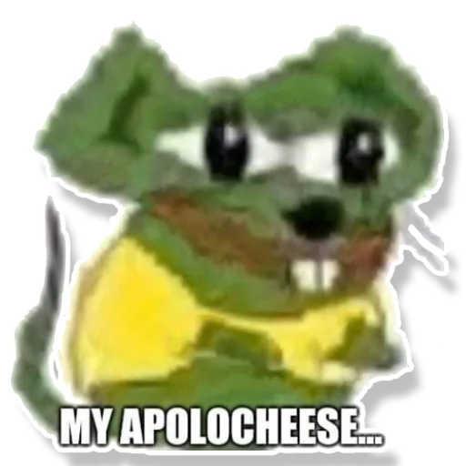 Sticker from the "Pepe Mouse" sticker pack