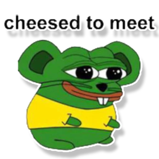 Sticker from the "Pepe Mouse" sticker pack