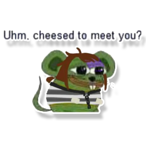 Sticker Pepe Mouse