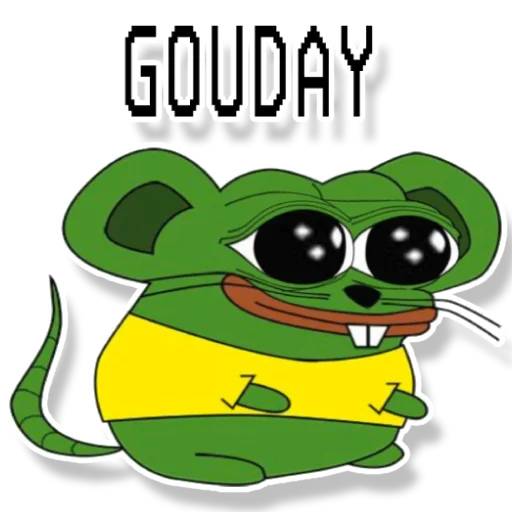 Sticker from the "Pepe Mouse" sticker pack