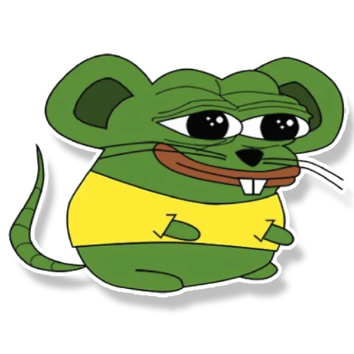 Sticker Pepe Mouse