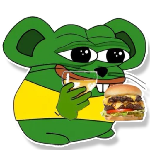 Sticker from the "Pepe Mouse" sticker pack